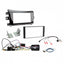 AERPRO NISSAN NAVARA NP300 ST/STX (GLOSS BLACK) 2 DIN INSTALL KIT