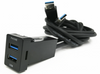 TOYOTA FACTORY FIT DUAL USB3.0 TO SUIT SMALL TOYOTA - 1M