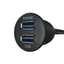 UNIVERSAL DUAL USB 3.0 FLUSH MOUNT ROUND