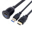 UNIVERSAL USB 3.0 AND HDMI ROUND FLUSH MOUNT