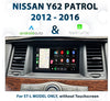 Nissan Y62 Patrol ST-L [2012-2016] - Apple CarPlay & Android Auto Integration